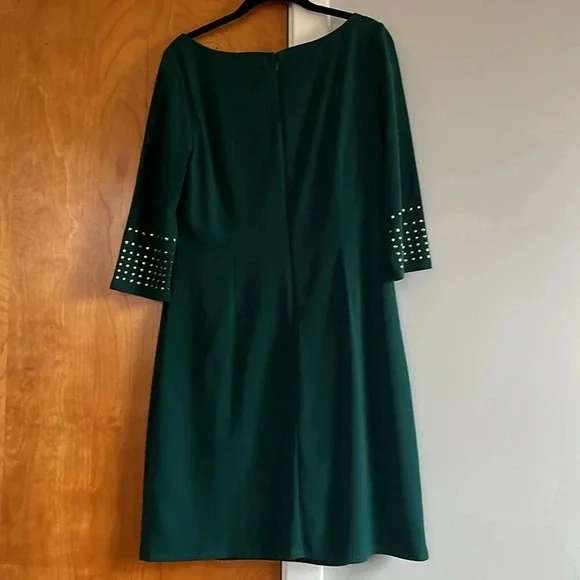 Jessica Howard Green Slip Dress Size 10 - Picture 4 of 5